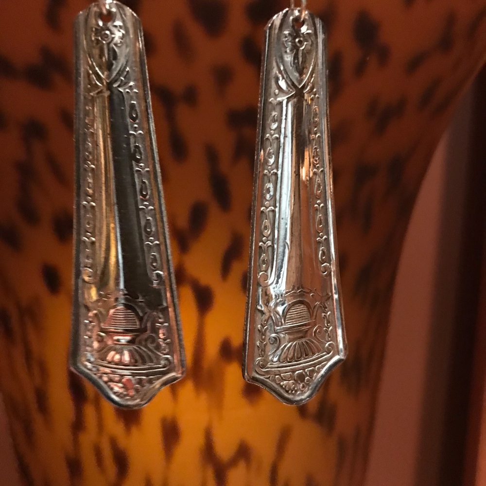 Hand Made Spoon Earrings